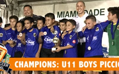 U11 Boys Piccione Champions at Miami Soccer Festival