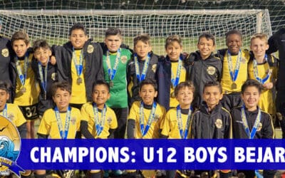 U12 Boys Bejarano Wellington Champions