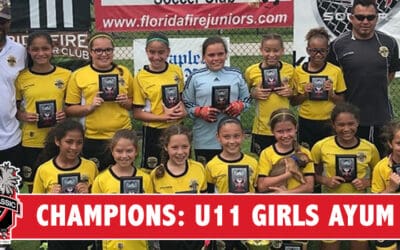 U11 Girls AYUM CHAMPIONS AGAIN – Florida Ranked #1!!