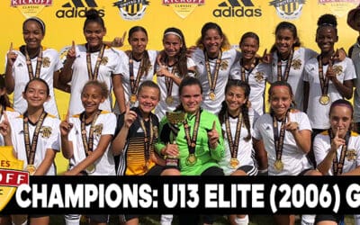 U13 Elite (2006) Girls Champions at West Pines Kickoff Classic October 2018
