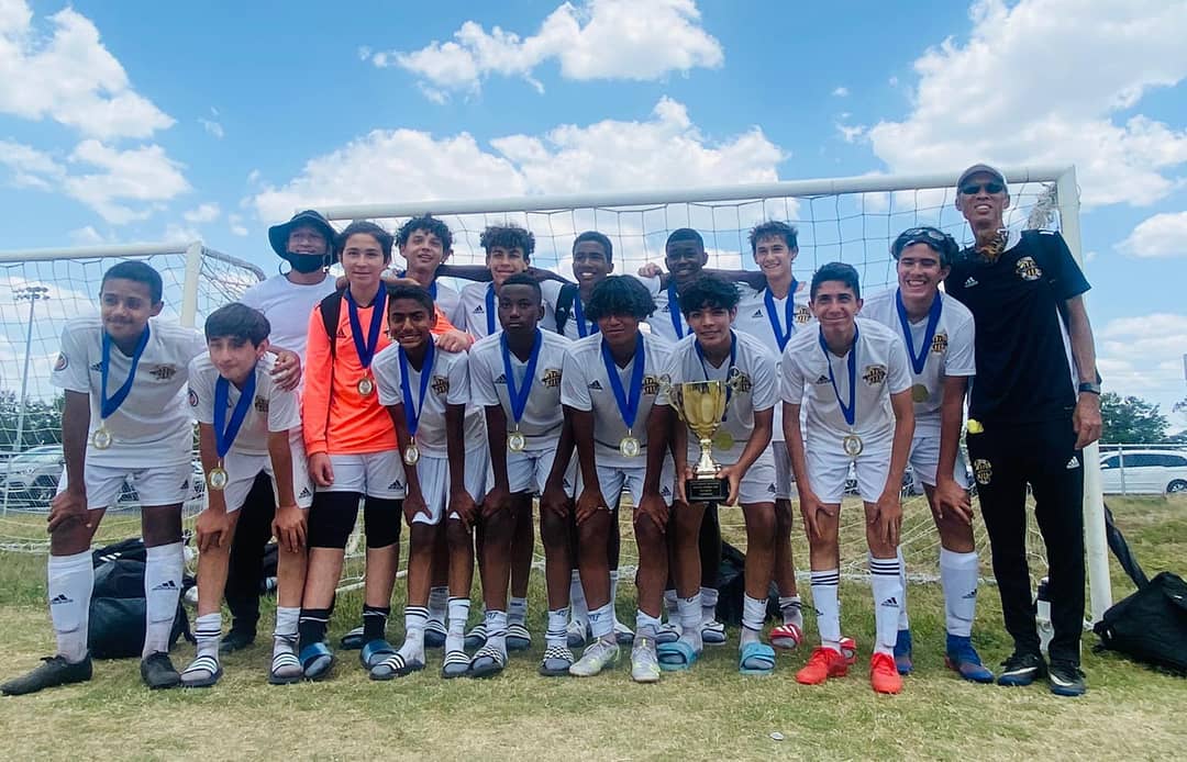 WPU U14 Elite Chang for finishing as CHAMPIONS of the Bazooka Spring Cup