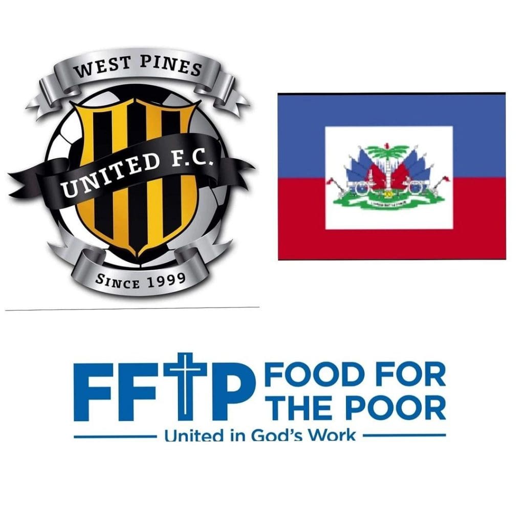 West Pines United FC in conjunction with Food for the Poor raised over $1000 & may have tripled that amount in donated items during their WPU Street Soccer Fundraiser for Earthquake Victims of Haiti